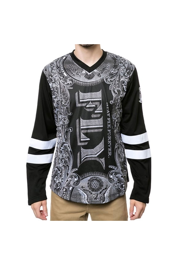 Mens The Springfield Jersey, Black, Small