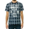 thumbnail image 1 of Born Fly Mens The Tron Graphic T-Shirt, Blue, Medium, 1 of 2