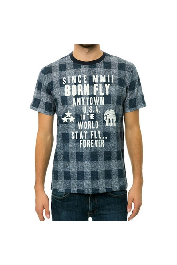 Mens The Tron Graphic T-Shirt, Blue, Medium