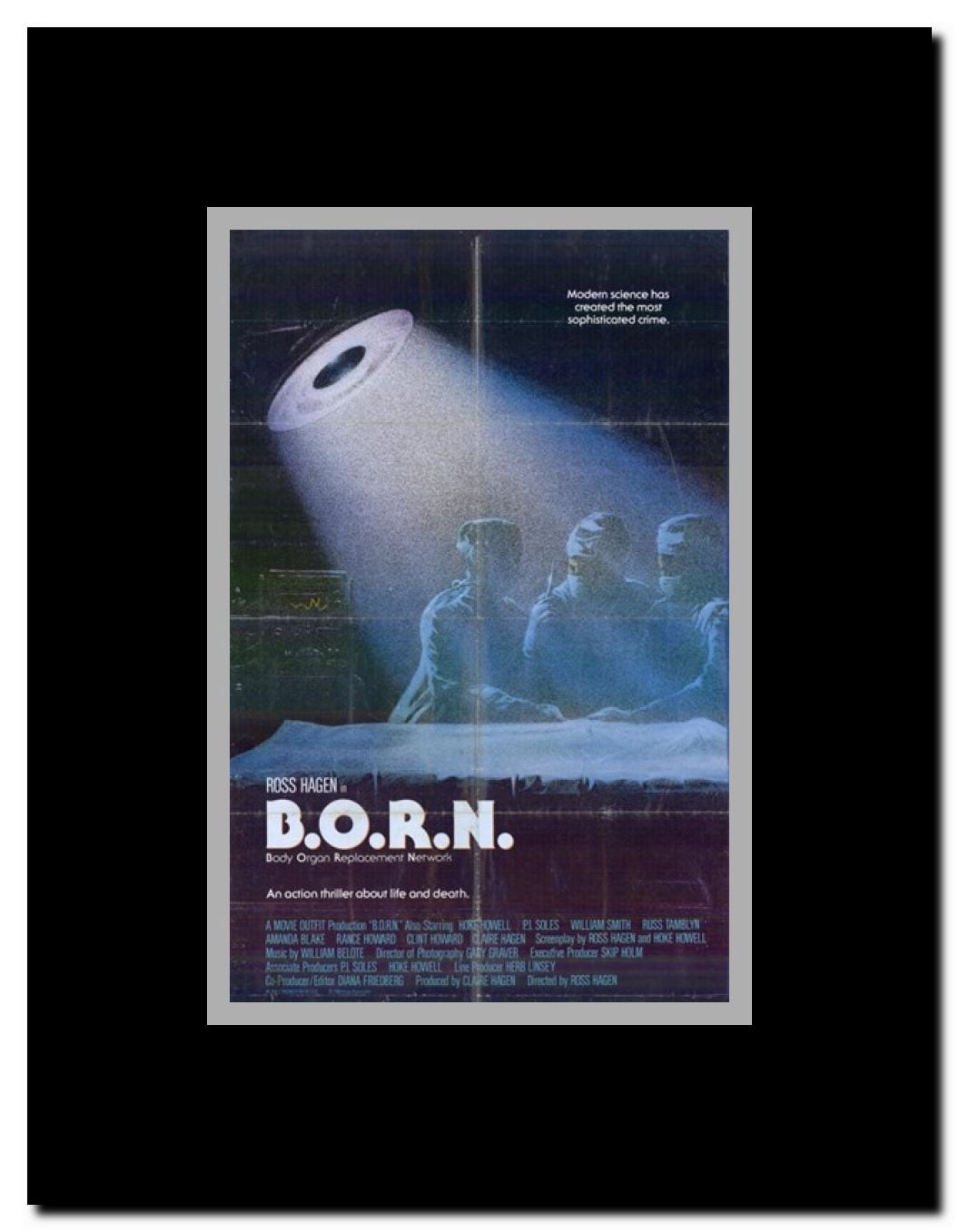 Born Framed Movie Poster