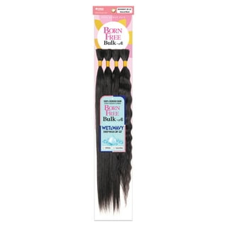 Ustar Hot Selling 18 Deep Weave Bulk Braiding Hair, Human Hair Blend Micro  Braids 18 Deep Wave Bulk for Braiding and Colors, #2 Dark Brown - 2 Pack 