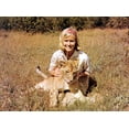 thumbnail image 1 of Born Free Virginia Mckenna With Elsa 1966. Photo Print (28 x 22), 1 of 1