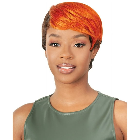 Born Free by Ali 100% Human Hair Full Wig PIXIE 03 (FX/GINGER)