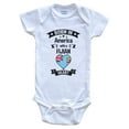 thumbnail image 1 of Born In America With A Fijian Heart Baby Bodysuit, 1 of 2