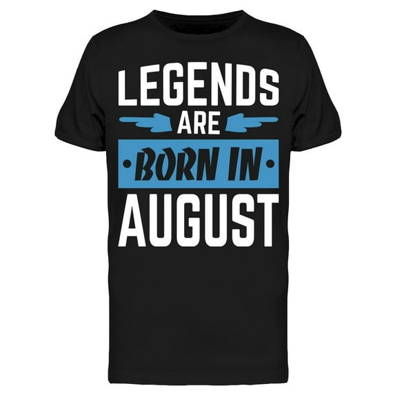 Born In August Men's T-shirt