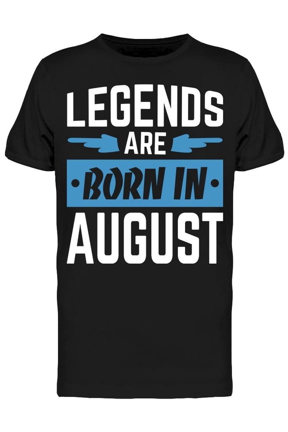 Born In August Men's T-shirt