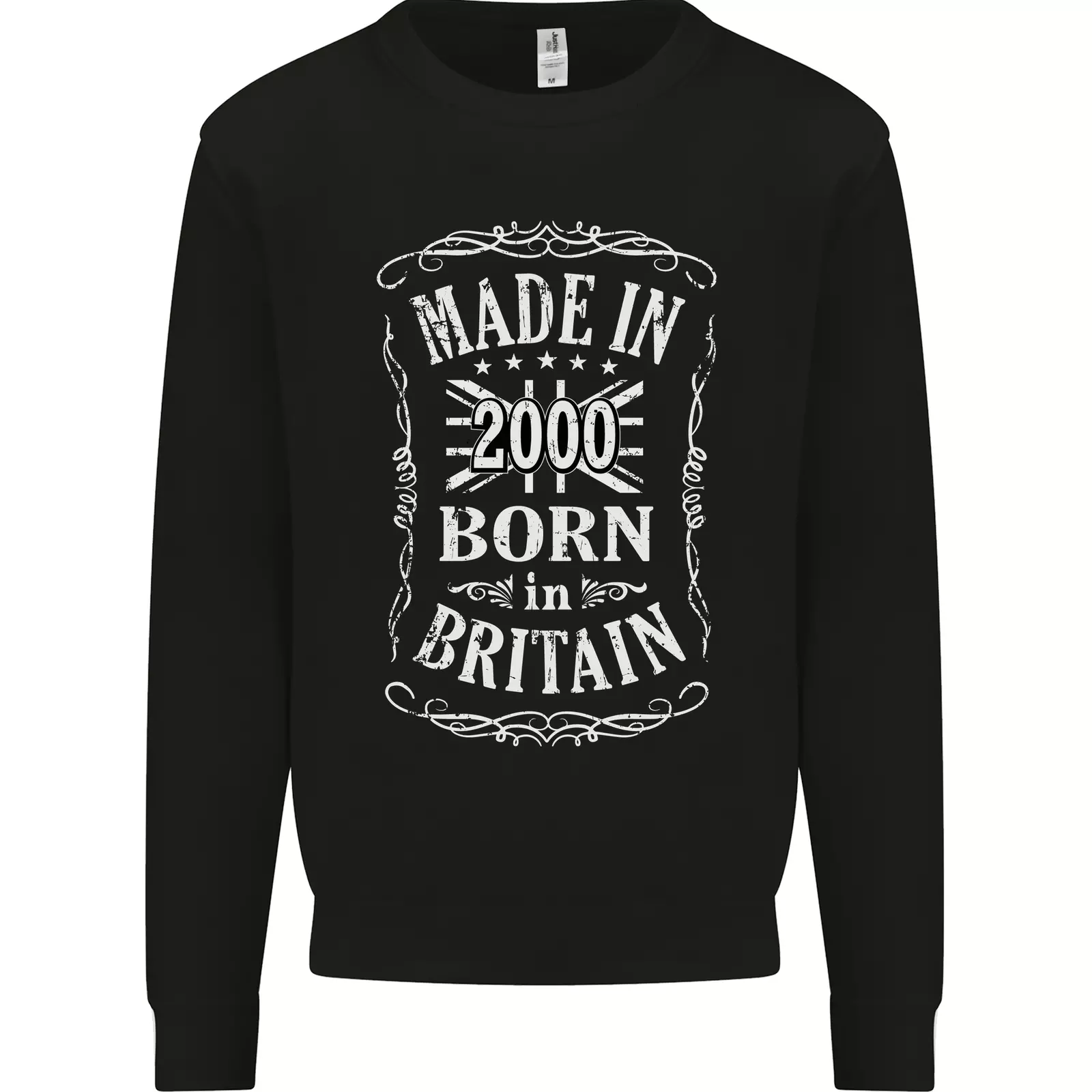 Born In Britain 24th Birthday Made 2000 Mens Sweatshirt Jumper