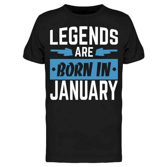 Born In January Men's T-shirt