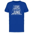thumbnail image 1 of Born In June Quote Art Tee Men's -Image by Shutterstock, 1 of 2