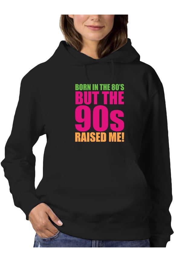 Born In The 80s Hoodie Women -GoatDeals Designs, Female Large