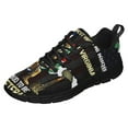 thumbnail image 1 of Born In West Virginia Proud To Be A Veteran Running Shoes Sneakers Mesh Black Size 4, 1 of 5