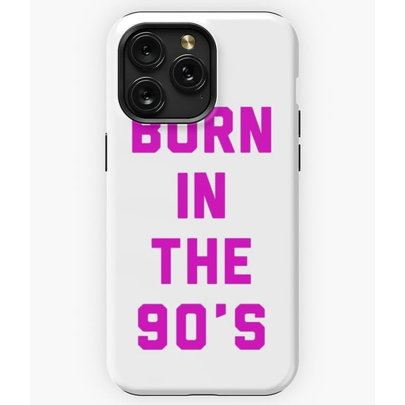 Born In the 90s Retro Nostalgia Throwback A10724 Phone Case for iPhone 11 to 17 Pro Max