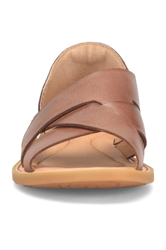 Ithica Sandal Brown Full Grain Leather BR0054906 Womens Size 8.5