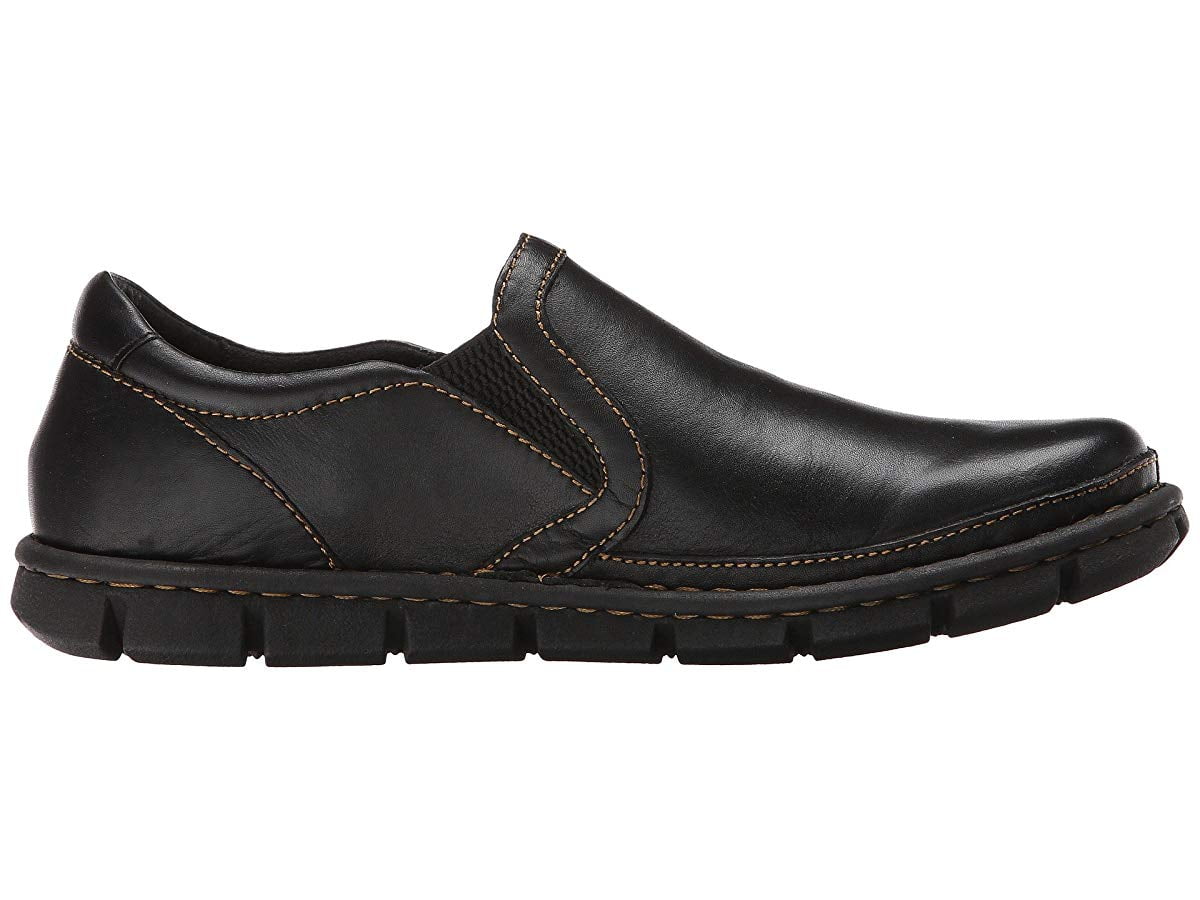 Born Handcrafted Black Leather Casual Slip‑On Loafer Old Money Shoes Men 9.5 Amazon.com | BORN Men main image 2