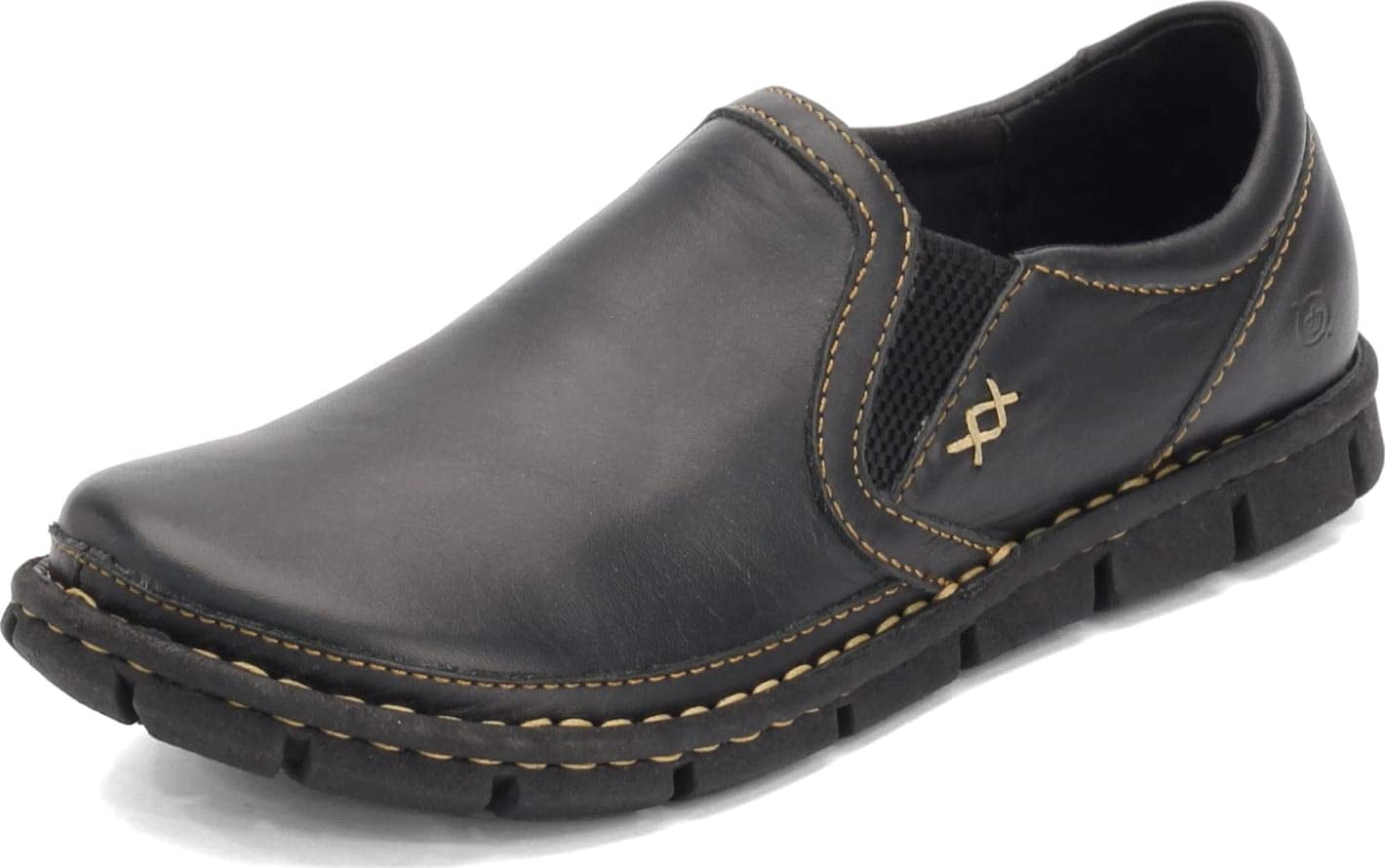 BORN black leather mens slip on driving loafers size 9.5 Born Malena Leather Driving Loafer – goSASS main image 4