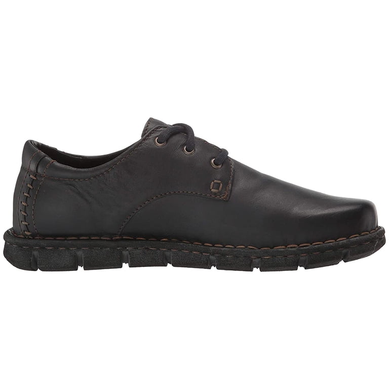 Born Mens Soledad Leather Lace-Up Oxfords Black 10.5 Medium  display picture 1