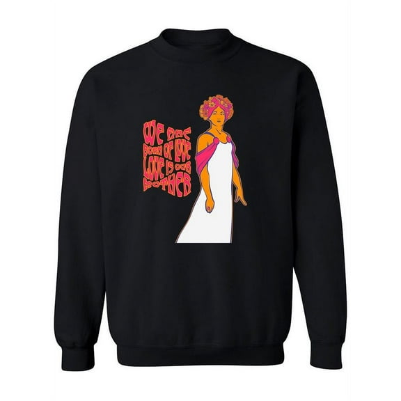 Born Of Love Sweatshirt Women -Image by Shutterstock, Female 5X-Large