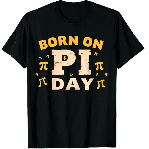 Born On Pi Day Math Lover Boy Girl Men Women Short Sleeve Graphic T ...