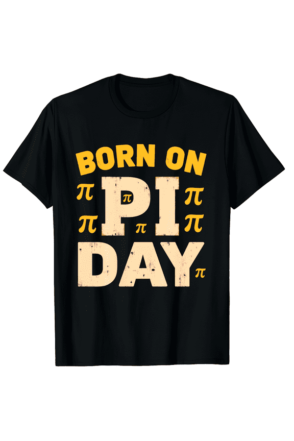 Born Pi Day Math Birthday Boy Girl Men Women Short Sleeve Graphic T-Shirt