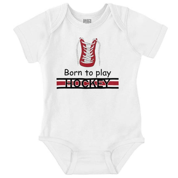 Born Play Hockey Athletic Sports MVP Romper Boys or Girls Infant Baby Brisco Brands NB