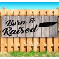 thumbnail image 1 of Born & Raised Tennessee 13 oz Vinyl Banner With Metal Grommets, 1 of 4