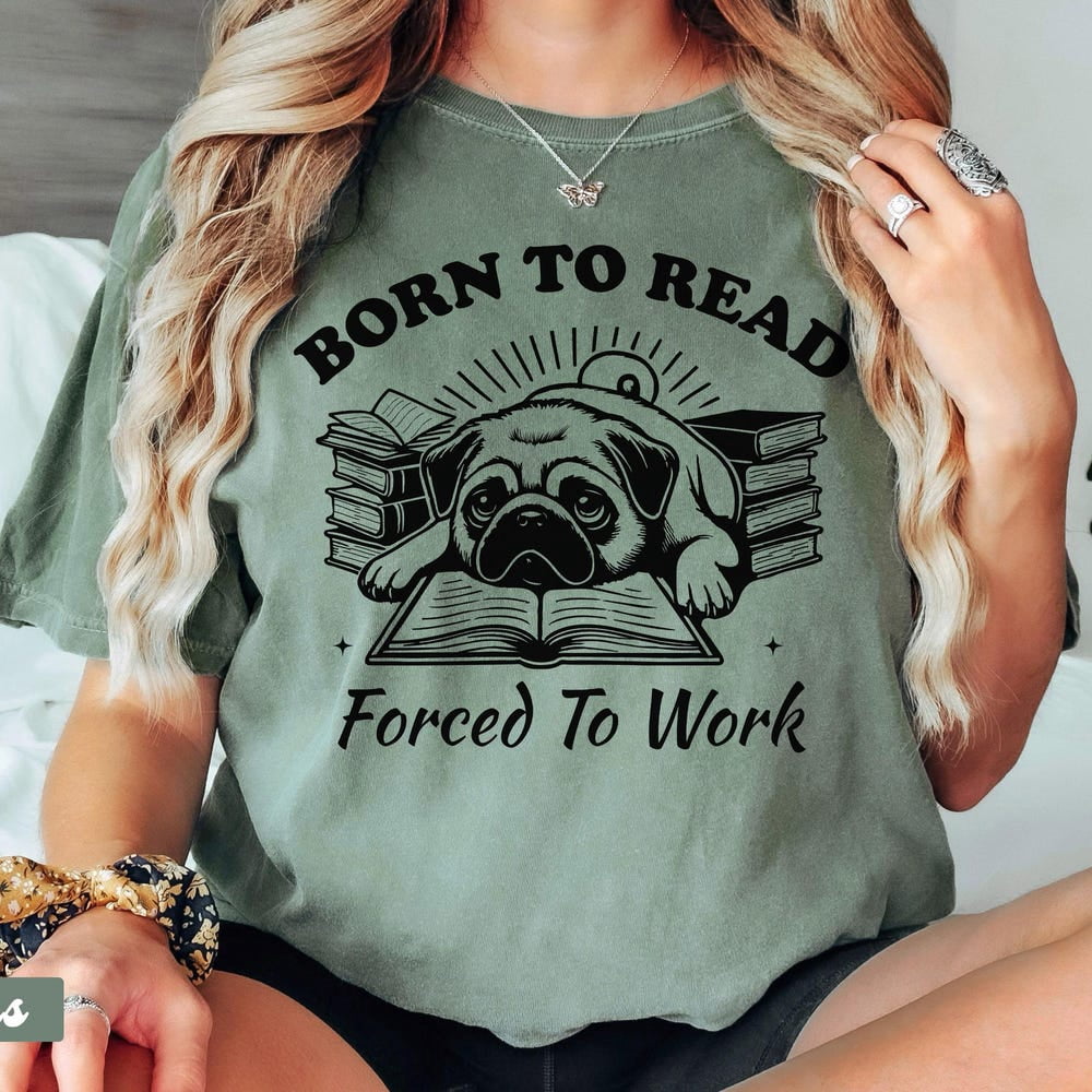 Born To Read Meme Bookish T Shirt main image 0