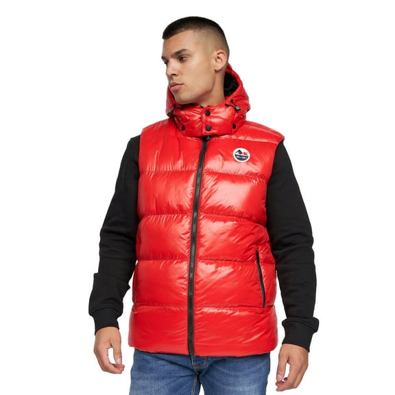 Born Rich Mens Henrico Hooded Vest