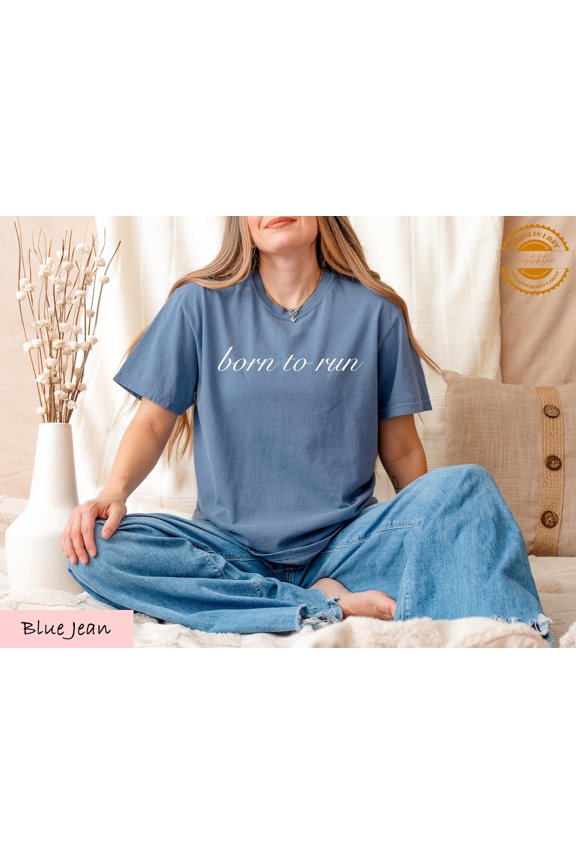Born Run Running Marathon Runners T-Shirt All Size S-3XL