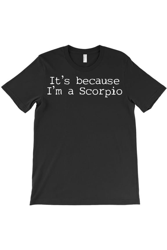 Born Scorpio Horoscope Zodiac Sign Astrology Birthday Themed Themed H20913 T-Shirt, for Men and Women, Up to Size 5XL