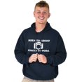 thumbnail image 1 of Born Shoot Forced Work Photographer Hoodie Sweatshirt Women Men Brisco Brands L, 1 of 6