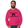 thumbnail image 1 of Born Shoot Forced Work Photographer Sweatshirt for Men or Women Brisco Brands S, 1 of 6
