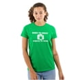 thumbnail image 1 of Born Shoot Forced Work Photographer Womens Slim Fit Graphic Tee Brisco Brands L, 1 of 5