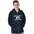 thumbnail image 1 of Born Shoot Forced Work Photographer Zip Up Hoodie Men's Women's Brisco Brands L, 1 of 6