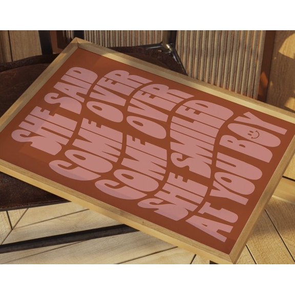 Born Slippy Wall Art Print, Unframed Paper Poster 8x10in