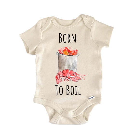 Born TO Boil Cajun Crawfish Baby Gift Baby Onesie®
