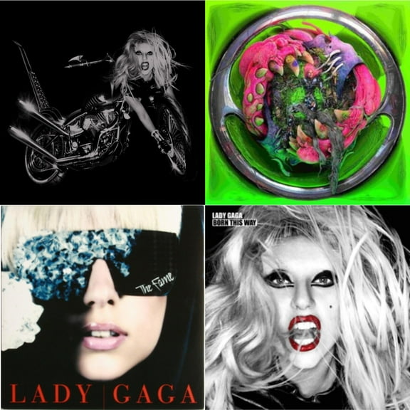 Born This Way - The Tenth Anniversary (3LP) & Dawn Of Chromatica (Clear LP Vinyl) & Fame & Born This Way