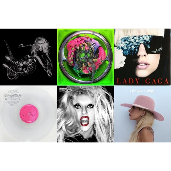 Born This Way - The Tenth Anniversary (3LP) & Dawn Of Chromatica (Clear LP Vinyl) & Fame & Chromatica (Milky Clear LP Vinyl) & Born This Way & Joanne
