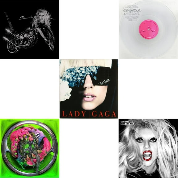 Born This Way - The Tenth Anniversary (3LP) & Dawn Of Chromatica (Clear LP Vinyl) & Fame & Chromatica (Milky Clear LP Vinyl) & Born This Way