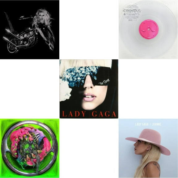 Born This Way - The Tenth Anniversary (3LP) & Dawn Of Chromatica (Clear LP Vinyl) & Fame & Chromatica (Milky Clear LP Vinyl) & Joanne