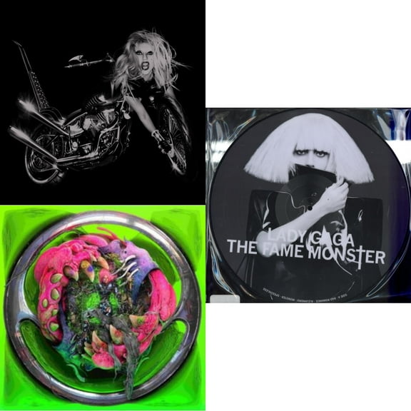 Born This Way - The Tenth Anniversary (3LP) & Dawn Of Chromatica (Clear LP Vinyl) & Fame Monster