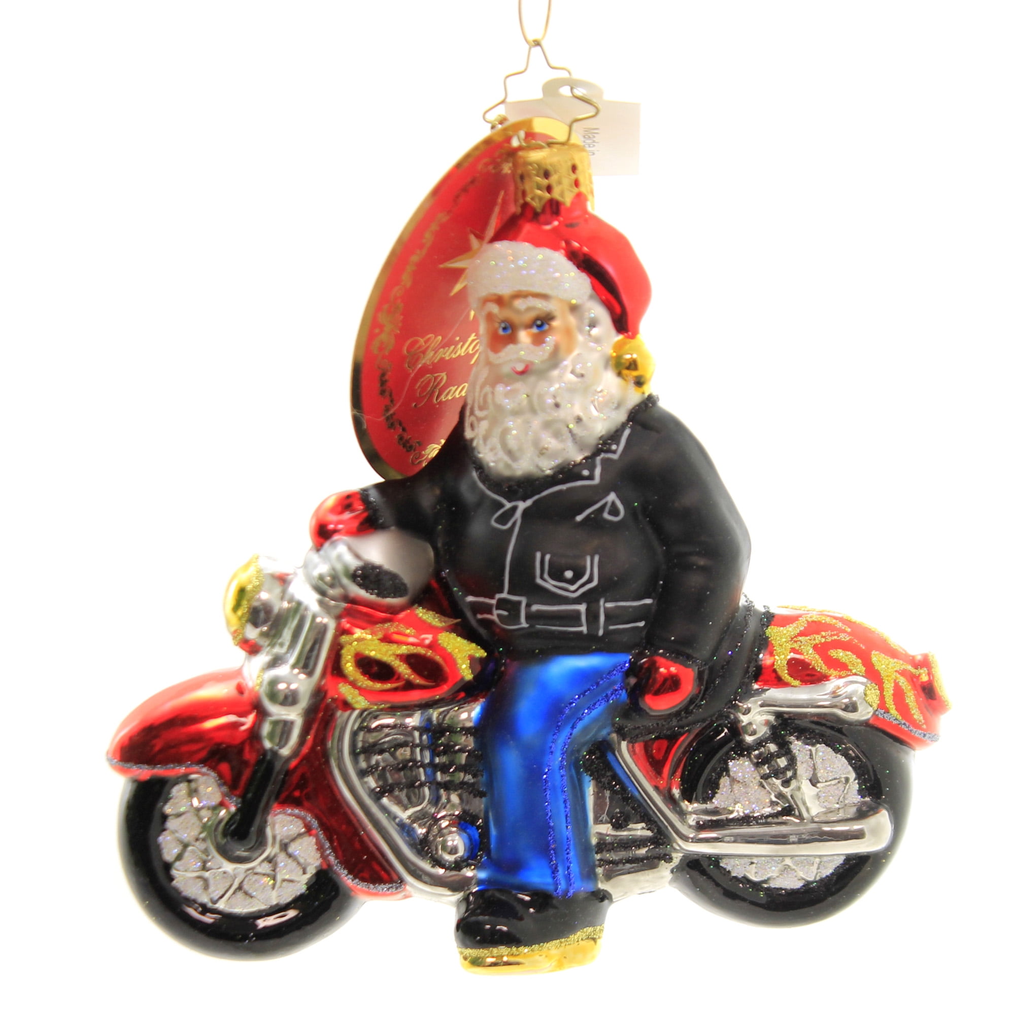 Born To Be A Biker Motorcycle Santa Christmas 1017459