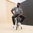 thumbnail image 1 of Born To Be A King Retro Inspirational Motivational Quote Graphic classic tee (Graphite Heather, S), 1 of 2