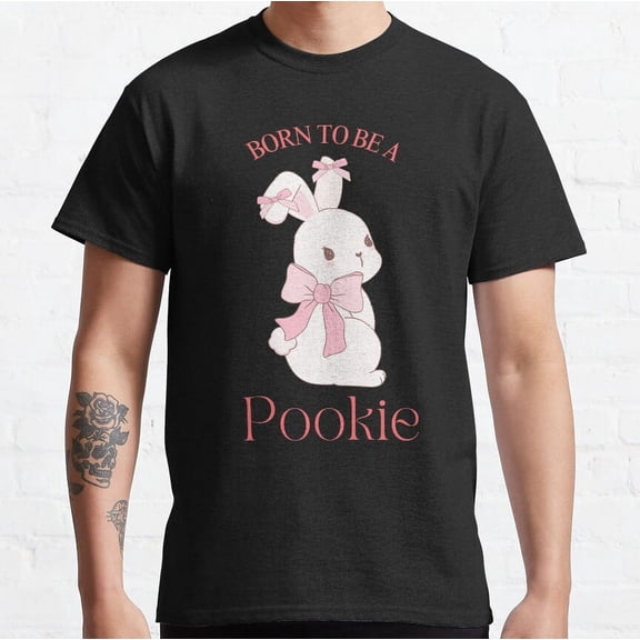 Born To Be A Pookie Cute Bunny Pinterest Aesthetic Coquette Bow Pink Design