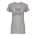 thumbnail image 1 of Born To Be A Unicorn Design Shaped T-Shirt Women -Image by Shutterstock, Female XX-Large, 1 of 2