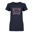 thumbnail image 1 of Born To Be A Unicorn Design Shaped Tee Women's -Image by Shutterstock, 1 of 2