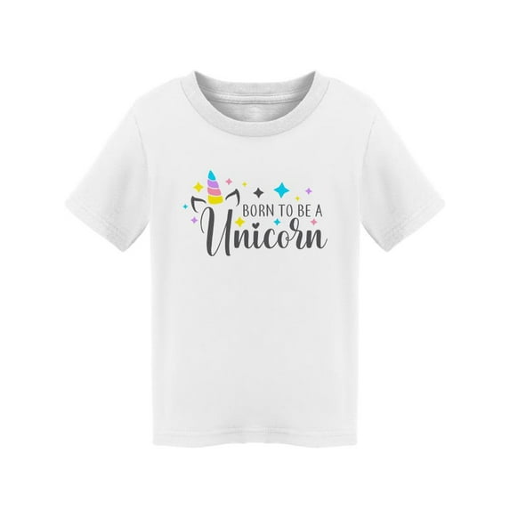 Born To Be A Unicorn Graphic T-Shirt Toddler -Image by Shutterstock, 2 Toddler