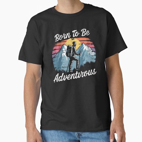 Born To Be Adventurous Travel Wanderlust T-Shirt