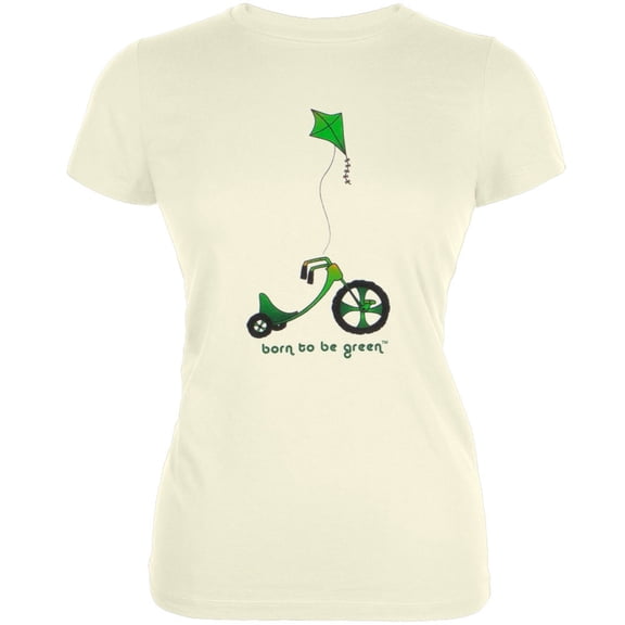 Born To Be Green - Big Wheel Organic Juniors T-Shirt - Small