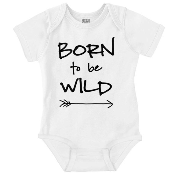 Born To Be Wild Playtime Playground Romper Boys or Girls Infant Baby Brisco Brands 12M