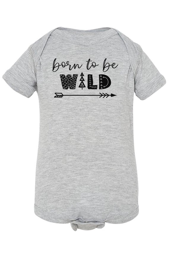 Born To Be Wild Tree And Arrow Bodysuit Infant -Image by Shutterstock, 12 Months